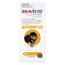 Bravecto Toy Dog ( 2 - 4.kg) 